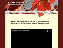 Tablet Screenshot of besenwirtschaft-schwaigern.de